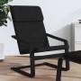 Sillón de relax de tela negro de vidaXL, Sillones - Ref: Foro24-351058, Precio: 94,15 €, Descuento: %