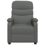 Sillón reclinable eléctrico de tela gris oscuro de vidaXL, Sillones - Ref: Foro24-3073685, Precio: 243,00 €, Descuento: %