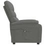 Sillón reclinable eléctrico de tela gris oscuro de vidaXL, Sillones - Ref: Foro24-3073685, Precio: 242,99 €, Descuento: %