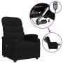 Sillón reclinable eléctrico de tela negro de vidaXL, Sillones - Ref: Foro24-3073686, Precio: 213,99 €, Descuento: %