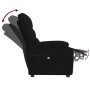 Sillón reclinable eléctrico de tela negro de vidaXL, Sillones - Ref: Foro24-3073686, Precio: 213,30 €, Descuento: %