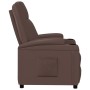 Sillón reclinable de cuero sintético marrón de vidaXL, Sillones - Ref: Foro24-321306, Precio: 232,89 €, Descuento: %