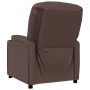 Sillón reclinable de cuero sintético marrón de vidaXL, Sillones - Ref: Foro24-321306, Precio: 232,89 €, Descuento: %