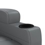 Sillón reclinable de cuero sintético gris antracita de vidaXL, Sillones - Ref: Foro24-321307, Precio: 190,13 €, Descuento: %