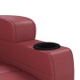 Sillón reclinable de cuero sintético rojo tinto de vidaXL, Sillones - Ref: Foro24-321308, Precio: 219,40 €, Descuento: %