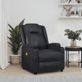 Sillón de masaje de cuero sintético negro de vidaXL, Sillones de masaje eléctricos - Ref: Foro24-321311, Precio: 221,99 €, De...