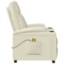 Cream White Faux Leather Massage Chair by vidaXL, Electric massage chairs - Ref: Foro24-321312, Price: 149,74 €, Discount: %