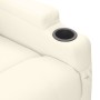 Sillón de masaje de cuero sintético blanco crema de vidaXL, Sillones de masaje eléctricos - Ref: Foro24-321312, Precio: 149,9...