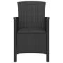 Garden armchair with graphite PP rattan cushion by vidaXL, Garden chairs - Ref: Foro24-318226, Price: 97,99 €, Discount: %