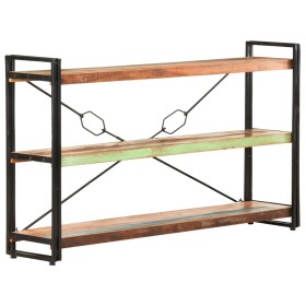 3-tier shelving made of recycled solid wood 140x30x80 cm by vidaXL, Bookcases and shelves - Ref: Foro24-320633, Price: 187,57...