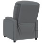 Sillón de masaje de cuero sintético gris antracita de vidaXL, Sillones de masaje eléctricos - Ref: Foro24-321314, Precio: 205...