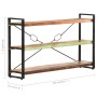 3-tier shelving made of recycled solid wood 140x30x80 cm by vidaXL, Bookcases and shelves - Ref: Foro24-320633, Price: 186,87...