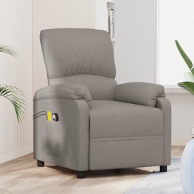 Sillón de masaje eléctrico tela gris taupé de vidaXL, Sillones de masaje eléctricos - Ref: Foro24-3073860, Precio: 240,99 €, ...