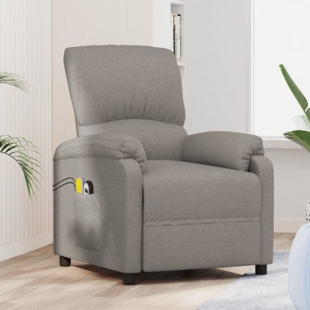 Electric massage chair taupe gray fabric by vidaXL, Electric massage chairs - Ref: Foro24-3073860, Price: 240,32 €, Discount: %