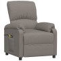 Electric massage chair taupe gray fabric by vidaXL, Electric massage chairs - Ref: Foro24-3073860, Price: 240,32 €, Discount: %