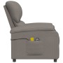 Electric massage chair taupe gray fabric by vidaXL, Electric massage chairs - Ref: Foro24-3073860, Price: 240,32 €, Discount: %