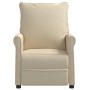 Sillón reclinable de tela crema de vidaXL, Sillones - Ref: Foro24-248665, Precio: 214,92 €, Descuento: %