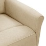 Sillón reclinable de tela crema de vidaXL, Sillones - Ref: Foro24-248665, Precio: 214,92 €, Descuento: %