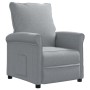 Sillón reclinable de tela gris claro de vidaXL, Sillones - Ref: Foro24-248666, Precio: 218,44 €, Descuento: %