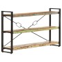 3-tier shelving made of recycled solid wood 140x30x80 cm by vidaXL, Bookcases and shelves - Ref: Foro24-320633, Price: 186,87...