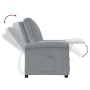 Sillón reclinable de tela gris claro de vidaXL, Sillones - Ref: Foro24-248666, Precio: 218,44 €, Descuento: %