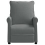 Sillón reclinable de tela gris oscuro de vidaXL, Sillones - Ref: Foro24-248667, Precio: 194,53 €, Descuento: %