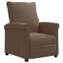 Sillón reclinable de tela marrón de vidaXL, Sillones - Ref: Foro24-248668, Precio: 205,78 €, Descuento: %