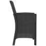 Garden armchair with graphite PP rattan cushion by vidaXL, Garden chairs - Ref: Foro24-318226, Price: 97,99 €, Discount: %