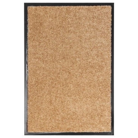 Felpudo lavable crema 40x60 cm de vidaXL, Felpudos - Ref: Foro24-323463, Precio: 18,65 €, Descuento: %