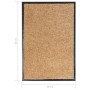 Cremefarbene waschbare Fußmatte 40x60 cm von vidaXL, Fußmatten - Ref: Foro24-323463, Preis: 21,33 €, Rabatt: %