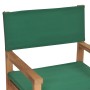 Folding director's chairs 2 units solid teak wood green by vidaXL, Garden chairs - Ref: Foro24-360090, Price: 223,99 €, Disco...