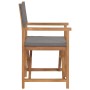 Folding director chairs 2 units solid gray teak wood by vidaXL, Garden chairs - Ref: Foro24-360088, Price: 204,13 €, Discount: %