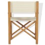 Folding director chairs 2 pcs solid teak wood by vidaXL, Garden chairs - Ref: Foro24-3057528, Price: 378,45 €, Discount: %