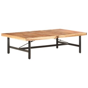 Mesa de centro de madera maciza de acacia 142x90x42 cm de vidaXL, Mesas de centro - Ref: Foro24-320655, Precio: 176,35 €, Des...