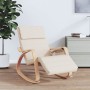 Cream fabric rocking chair by vidaXL, Rocking chairs - Ref: Foro24-351073, Price: 145,48 €, Discount: %