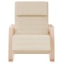 Silla mecedora de tela color crema de vidaXL, Mecedoras - Ref: Foro24-351073, Precio: 145,48 €, Descuento: %