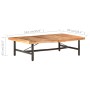 Solid acacia wood coffee table 142x90x42 cm by vidaXL, Coffee table - Ref: Foro24-320655, Price: 176,99 €, Discount: %