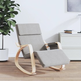 Light Gray Fabric Rocking Chair by vidaXL, Rocking chairs - Ref: Foro24-351074, Price: 137,99 €, Discount: %