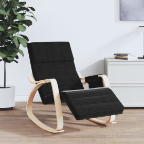 Black fabric rocking chair by vidaXL, Rocking chairs - Ref: Foro24-351077, Price: 137,99 €, Discount: %