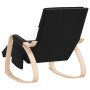 Black fabric rocking chair by vidaXL, Rocking chairs - Ref: Foro24-351077, Price: 135,05 €, Discount: %