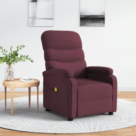 Sillón de masaje de tela morado de vidaXL, Sillones de masaje eléctricos - Ref: Foro24-321233, Precio: 210,08 €, Descuento: %