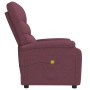 Sillón de masaje de tela morado de vidaXL, Sillones de masaje eléctricos - Ref: Foro24-321233, Precio: 210,08 €, Descuento: %