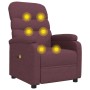 Sillón de masaje de tela morado de vidaXL, Sillones de masaje eléctricos - Ref: Foro24-321233, Precio: 210,08 €, Descuento: %