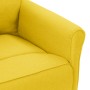 Sillón reclinable de tela amarillo de vidaXL, Sillones - Ref: Foro24-342752, Precio: 175,99 €, Descuento: %