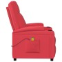 Roter Massagesessel aus Kunstleder von vidaXL, Elektrische Massagesessel - Ref: Foro24-321316, Preis: 219,99 €, Rabatt: %