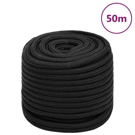 Deep black polypropylene boat rope 16 mm 50 m by vidaXL, Ropes and metal cords - Ref: Foro24-152520, Price: 56,99 €, Discount: %