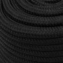 Deep black polypropylene boat rope 16 mm 50 m by vidaXL, Ropes and metal cords - Ref: Foro24-152520, Price: 56,99 €, Discount: %