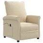 Cream Fabric Electric Recliner by vidaXL, Armchairs - Ref: Foro24-3073704, Price: 244,32 €, Discount: %