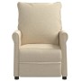 Cream Fabric Electric Recliner by vidaXL, Armchairs - Ref: Foro24-3073704, Price: 244,32 €, Discount: %