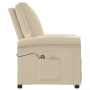 Cream Fabric Electric Recliner by vidaXL, Armchairs - Ref: Foro24-3073704, Price: 244,32 €, Discount: %